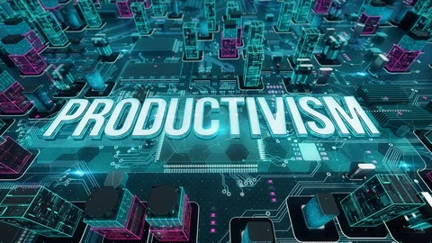 Productivism digital technology hi-tech concept Stock Footage 109442784