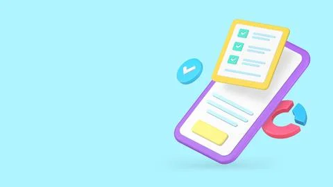 Productivity and efficiency work analyzing smartphone app banner copy space.. 스톡 일러스트