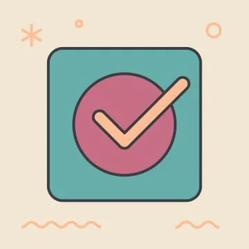 Productivity app. Unique and creative illustration. Stock Illustration