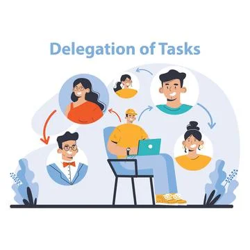 Productivity boosting concept. Flat vector illustration イラスト素材