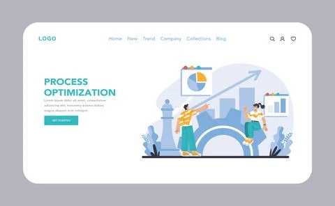 Productivity boosting concept. Flat vector illustration 스톡 일러스트