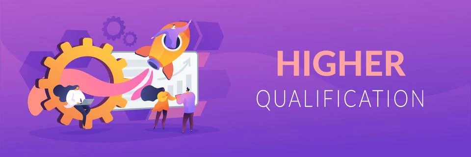 Productivity concept banner header Illustrazione stock