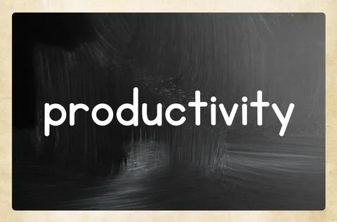 Productivity concept Stock Photos