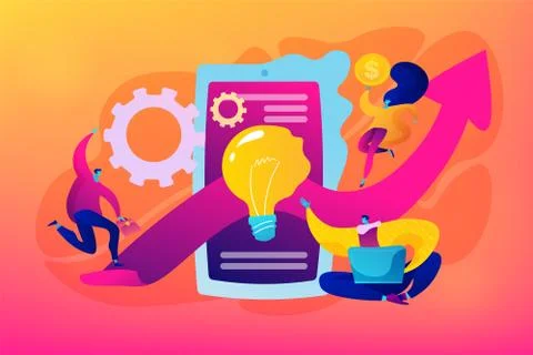 Productivity concept vector illustration. Stock Illustration