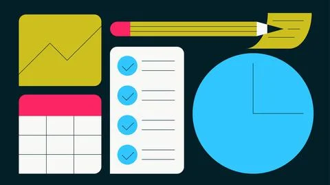 Productivity Concept Vector Illustration Stock Illustration