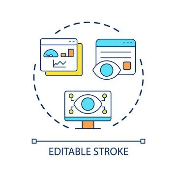 Productivity control concept icon イラスト素材