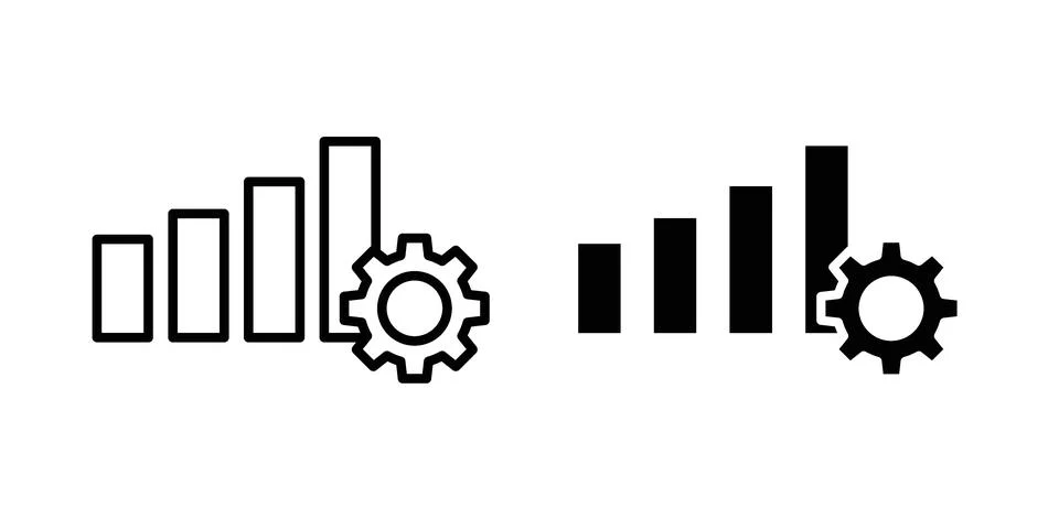 Productivity icon for design projects and web UI 스톡 일러스트