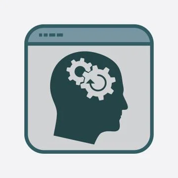 Productivity Icon in File Frame Stockillustratie
