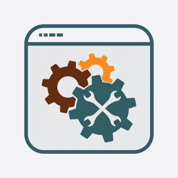 Productivity Icon in File Frame Иллюстрация