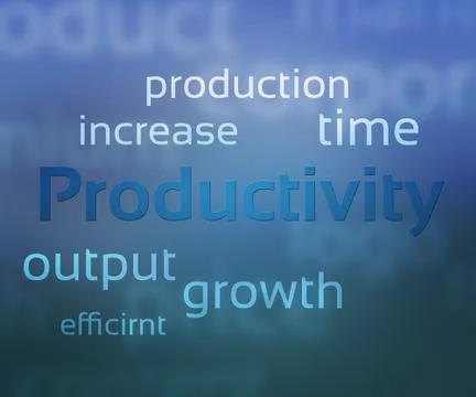 Productivity Illustrazione stock