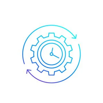 Productivity or efficiency 스톡 일러스트