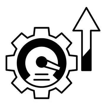 Productivity Speed Dualtone Icon Stock Illustration