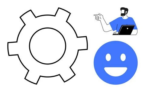 Productivity, teamwork, user interface, workflow, collaboration, software dev Ilustración de archivo