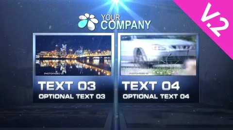 Products Blue Presentation (V.2) - After Effects Template Stockmateriaal After Effects