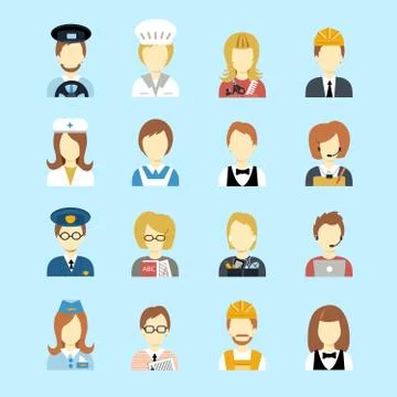 Profession avatar Stock Illustration