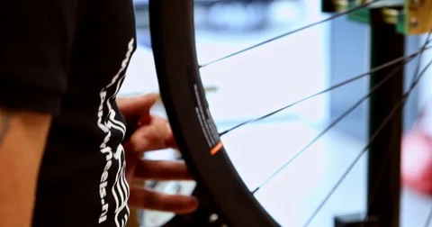 Profession - custom bike builder at work - 1 Stock Footage 81742592