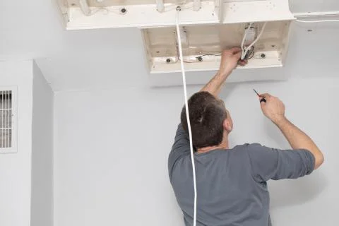 The profession of electrician is one of the most demanding and responsible pr Stock-Fotos