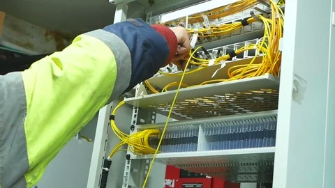 Profession of internet provider Stock Footage 74121685