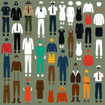 Profession  uniform Stock Illustration