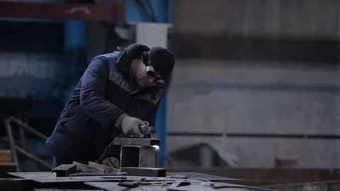 Profession welder Stock Footage 72492930