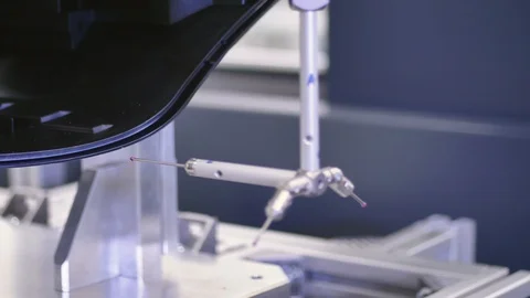 Professional 3D Measuring Machine Automatic CNC, Measurement of Plastic Moldings 動画素材 127030453