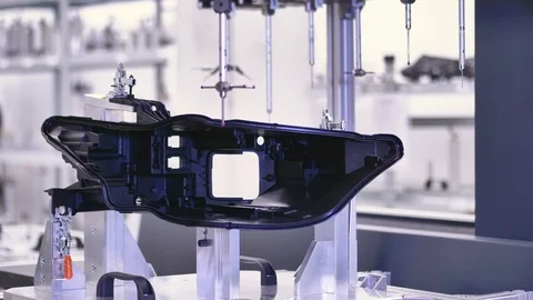 Professional 3D Measuring Machine, Automatic Tool Changing, CNC Measurement 動画素材 127031262