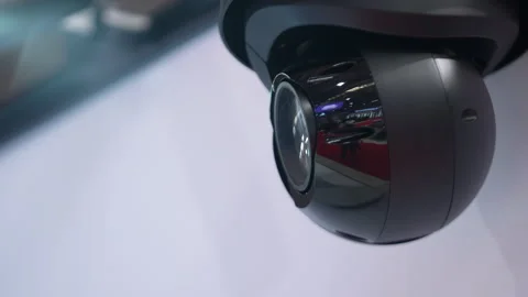 Professional 4K Security Cameras. Stock Footage 312161987