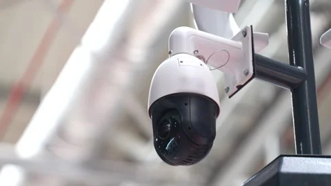 Professional 4K Security Cameras. Stock Footage 312162360