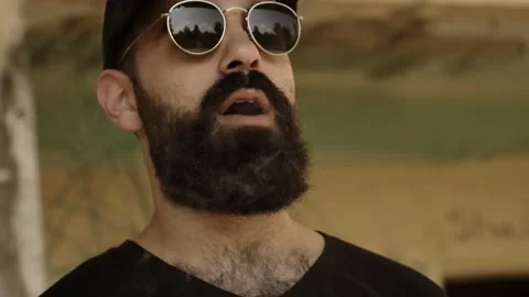 Professional Actor Ready for a Shoot, Scene from a video Stock Footage 139498643