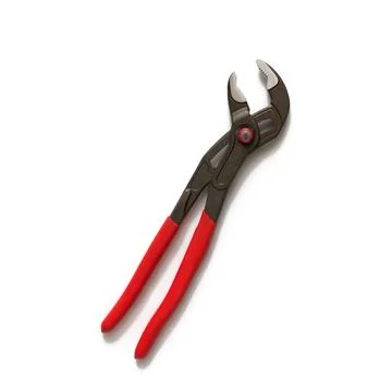 Professional adjustable pliers on white background close up Stock Photos