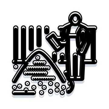 Professional analyzing business data and statistical reports Stock Illustration