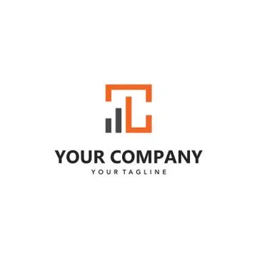 Professional and elegant  initial letter T Stock Illustration