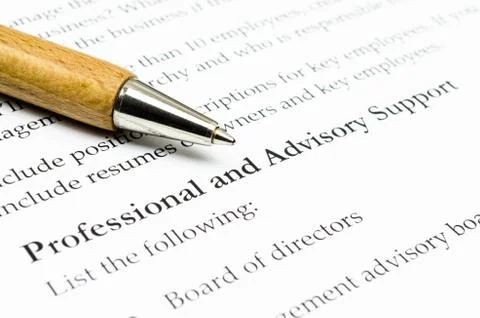Professional ans advisory support Stock Photos