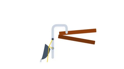Professional Arborist Pole Pruner Compound Pulley Shearing Mechanism Motion.. Stock Footage 346673421