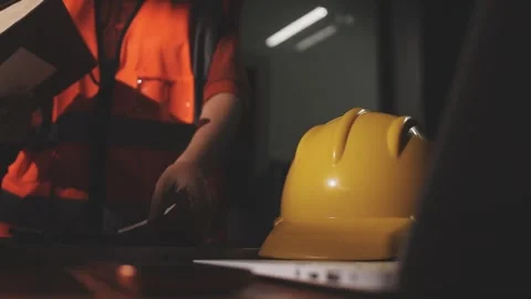 Professional architect designer structural engineer team colleagues working.. Stock Footage 336210637