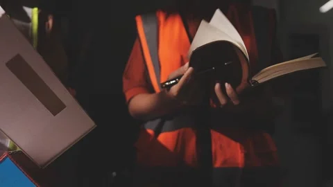 Professional architect designer structural engineer team colleagues working.. Stock Footage 336210649