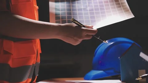 Professional architect designer structural engineer team colleagues working.. Stock Footage 336210873