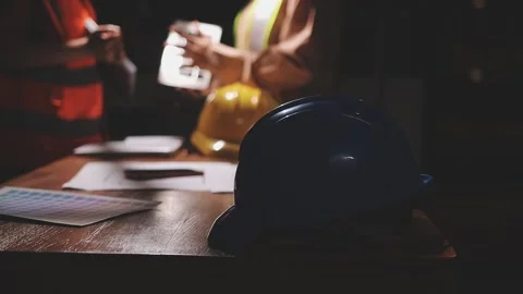 Professional architect designer structural engineer team colleagues working.. Stock Footage 336211227