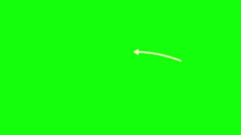 Professional Arrow Flying with Pointing Green Screen Element Stock Footage 342785964