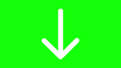 Professional Arrow Green Screen Element Stock Footage 342788602