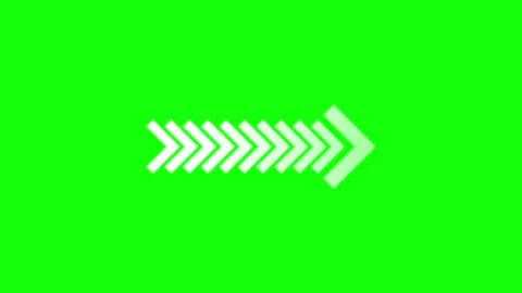 Professional Arrow Green Screen Element 스톡 동영상 343928792