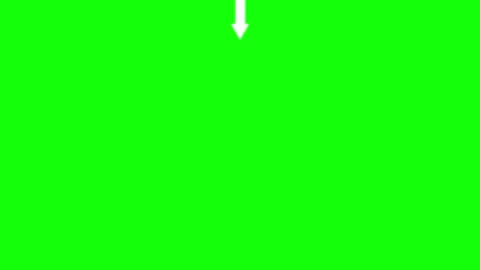 Professional Arrow Green Screen Element Video stock 343928821