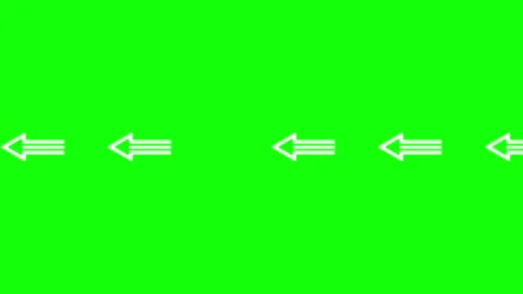 Professional Arrow Green Screen Element Video stock 343929020