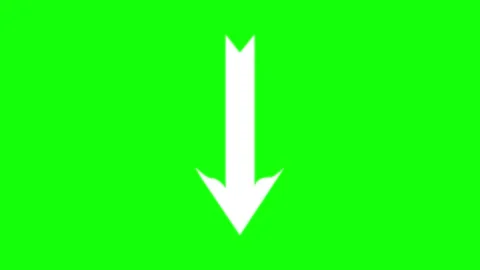Professional Arrow Transparent Element Video stock 342788829