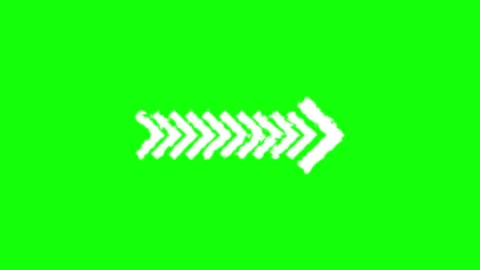 Professional Arrow Transparent Element Video stock 343928773