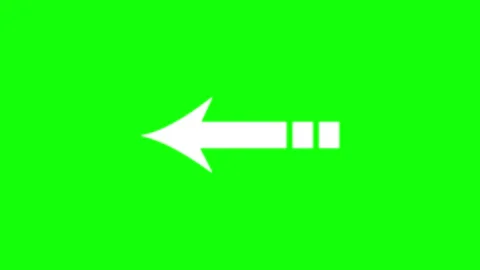 Professional Arrow Transparent Element Video stock 343928955