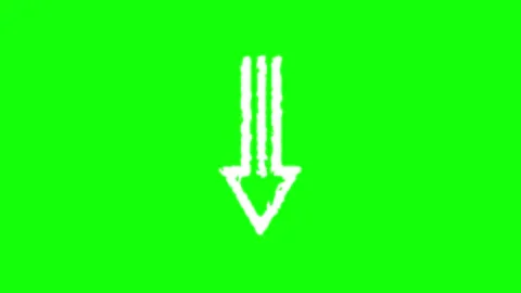 Professional Arrow Transparent Element Video stock 343928968