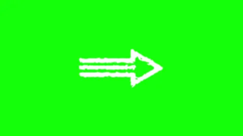 Professional Arrow Transparent Element Video stock 343928989