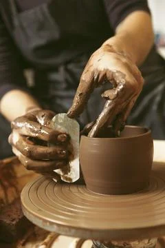 Professional artisan job workshop Fotos Stock