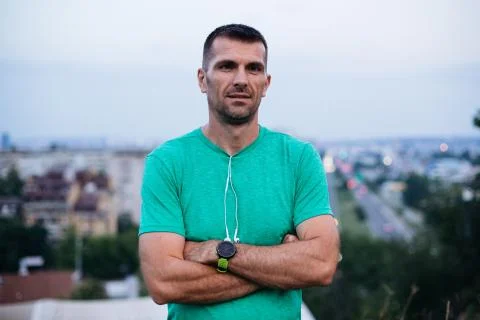 Professional athlete Foto stock